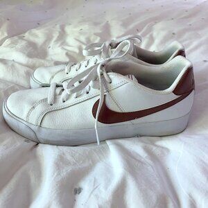 Nike Women's Court Royale AC Size 10 White and Brown